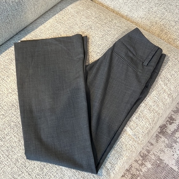 Alice+Olivia Gray Wool Trousers. 0 - Picture 1 of 11